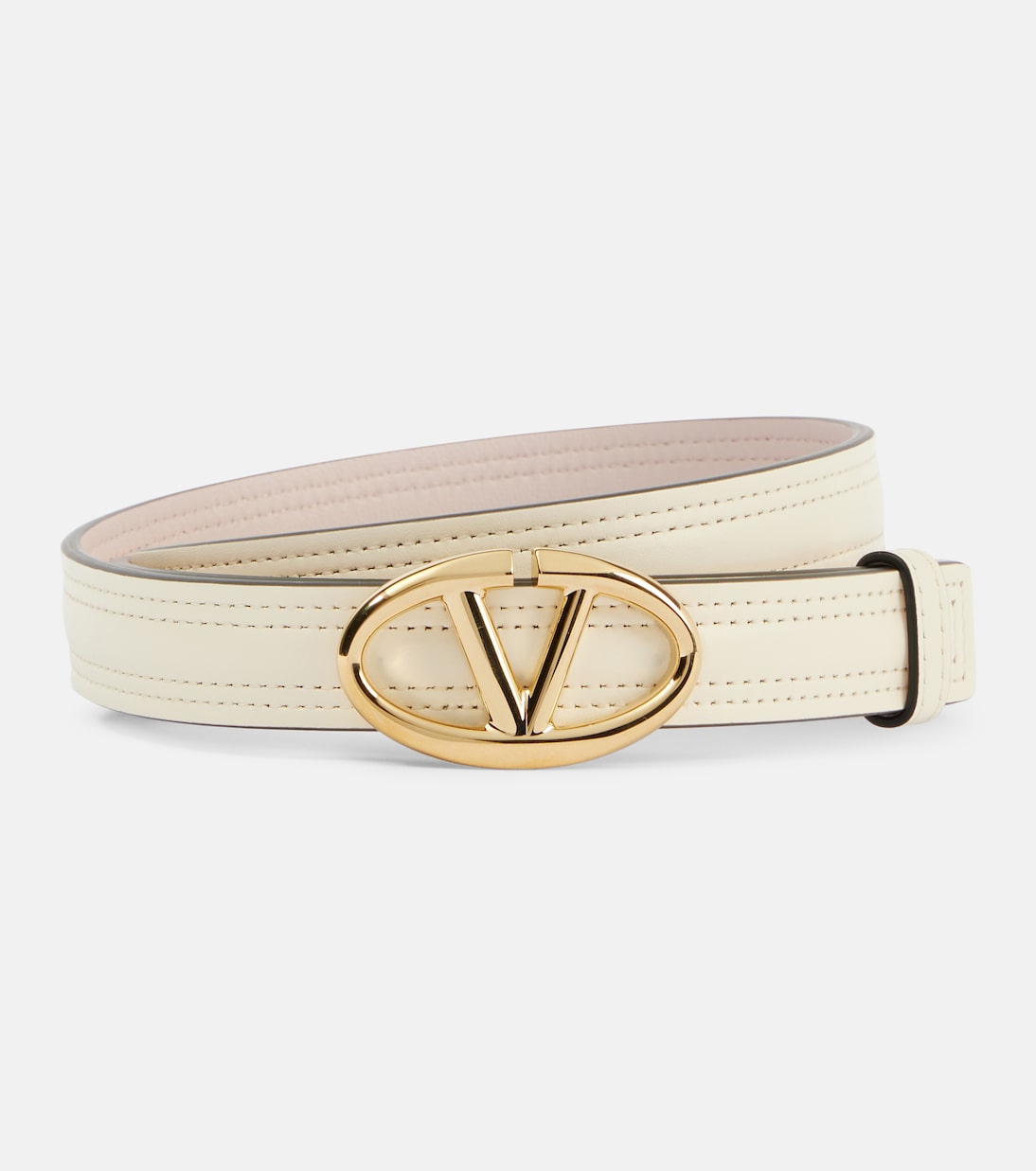 Ceinture VLogo Bold en cuir | Valentino Garavani