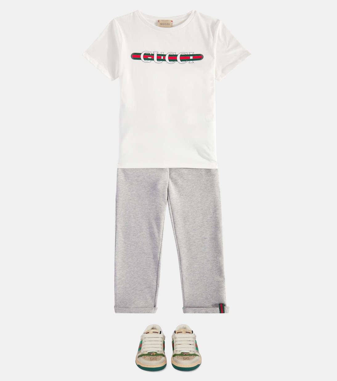 Camiseta de jersey de algodón con logo | Gucci Kids