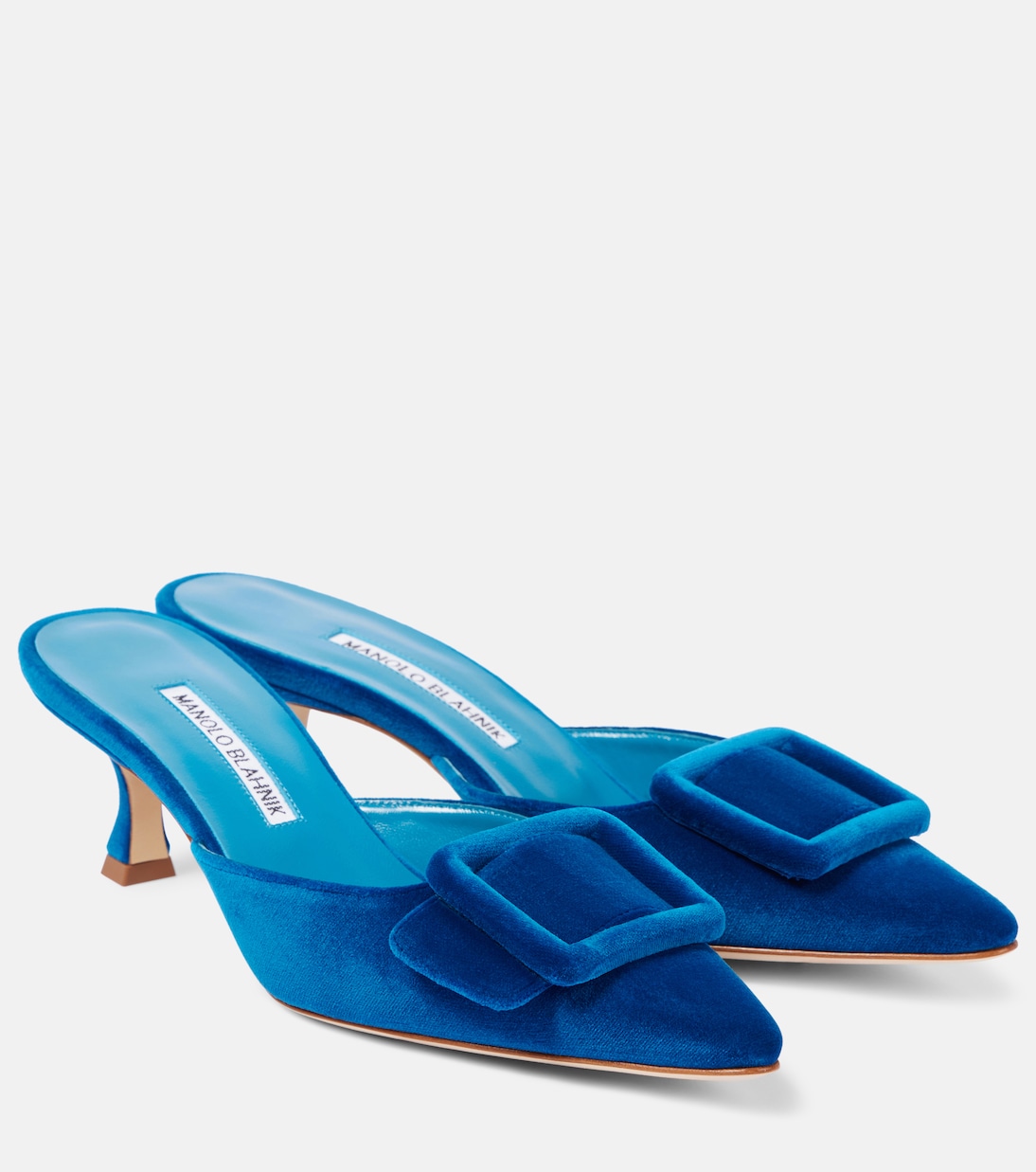 Mules Maysale 50 en velours | Manolo Blahnik