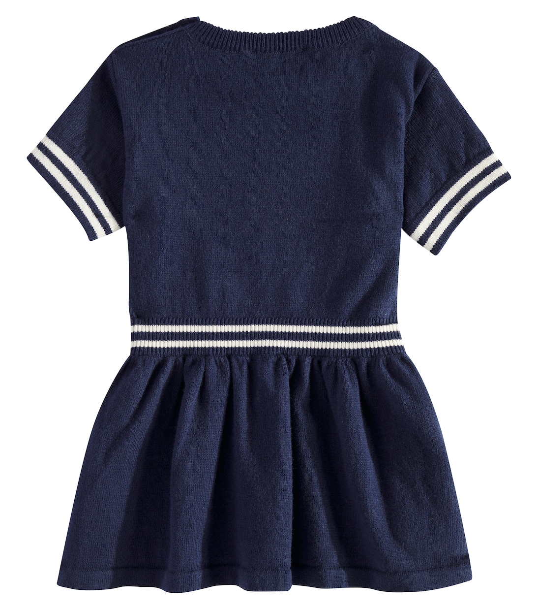 Baby Teddy Bear cotton and wool dress | Moschino Kids