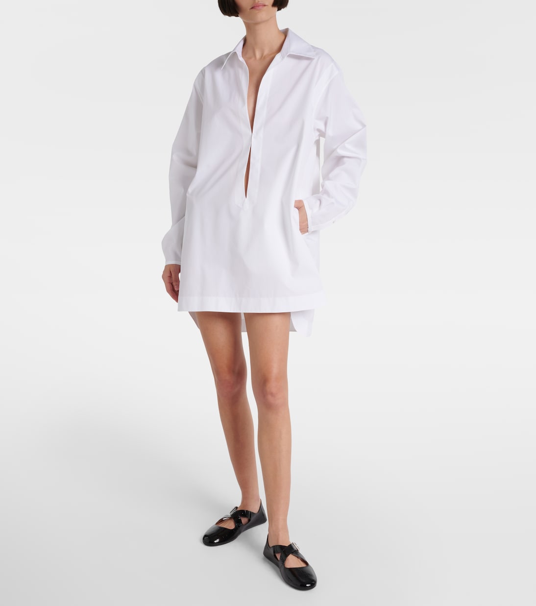 Miniabito in popeline di cotone | Alaïa