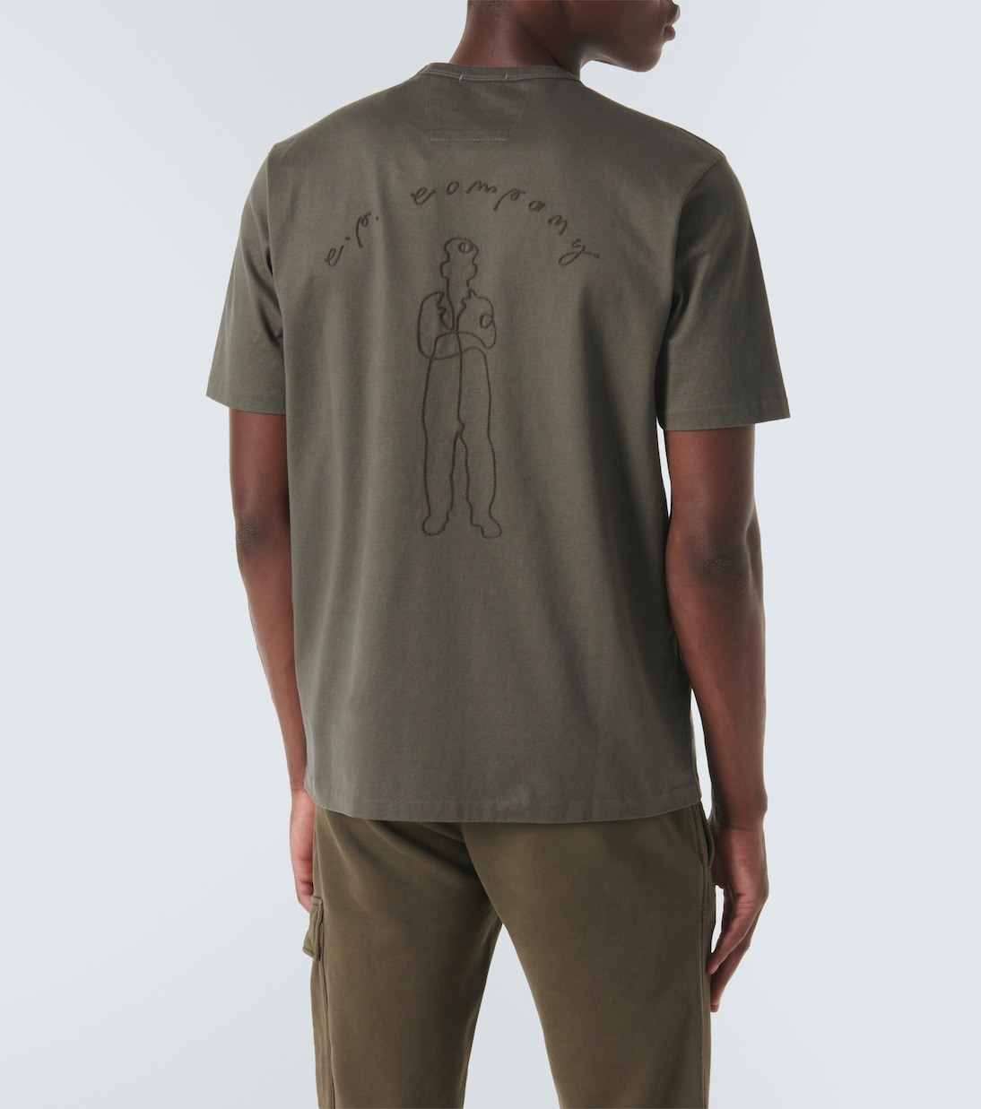 Camiseta de jersey de algodón con logo | C.P. Company