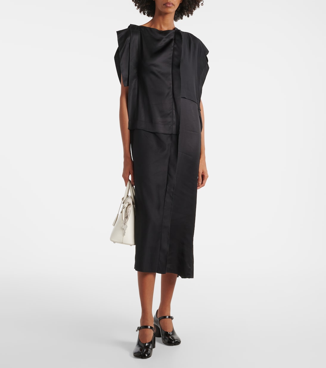 Abito midi asimmetrico | MM6 Maison Margiela