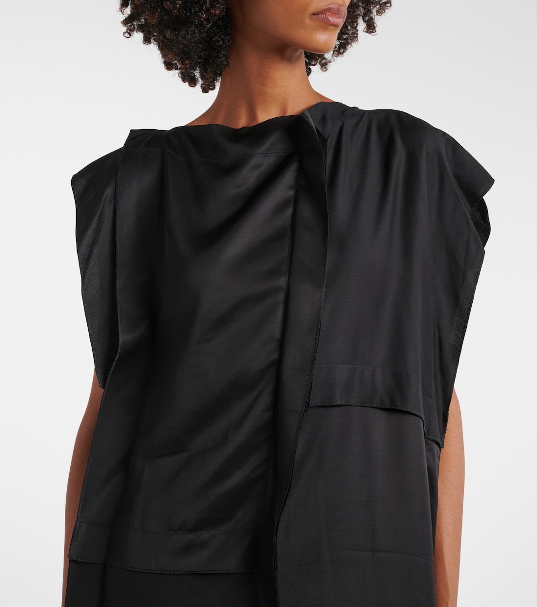 Abito midi asimmetrico | MM6 Maison Margiela