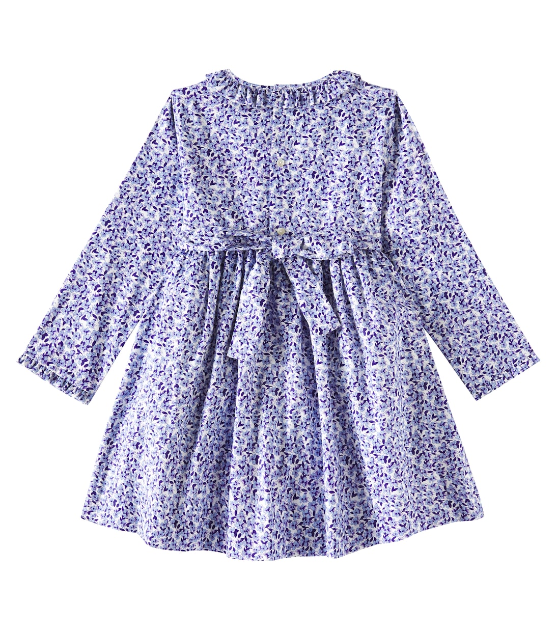 Abito Manzanilla in cotone a punto smock | La Coqueta