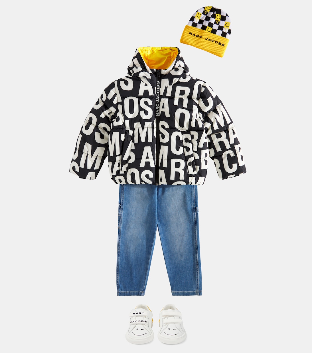 Berretto a quadri con intarsi | Marc Jacobs Kids
