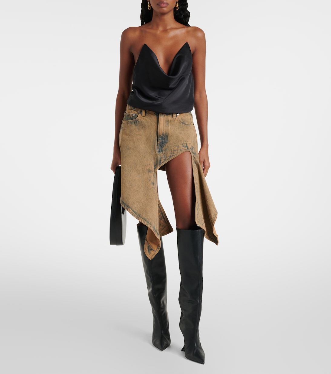 Evergreen Invisible Strap satin camisole | Y/Project