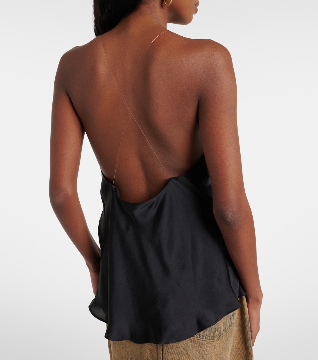 Evergreen Invisible Strap satin camisole | Y/Project
