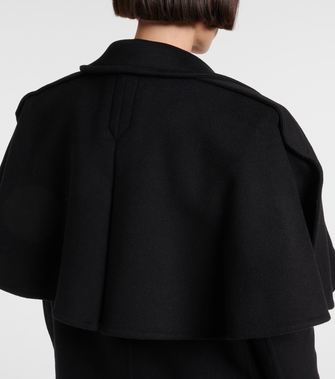 Cappotto doppiopetto in lana con cintura | Chloé