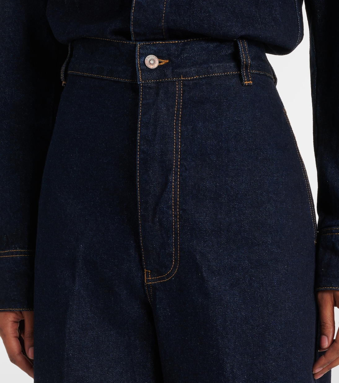 Jeans a gamba larga e vita alta | Victoria Beckham