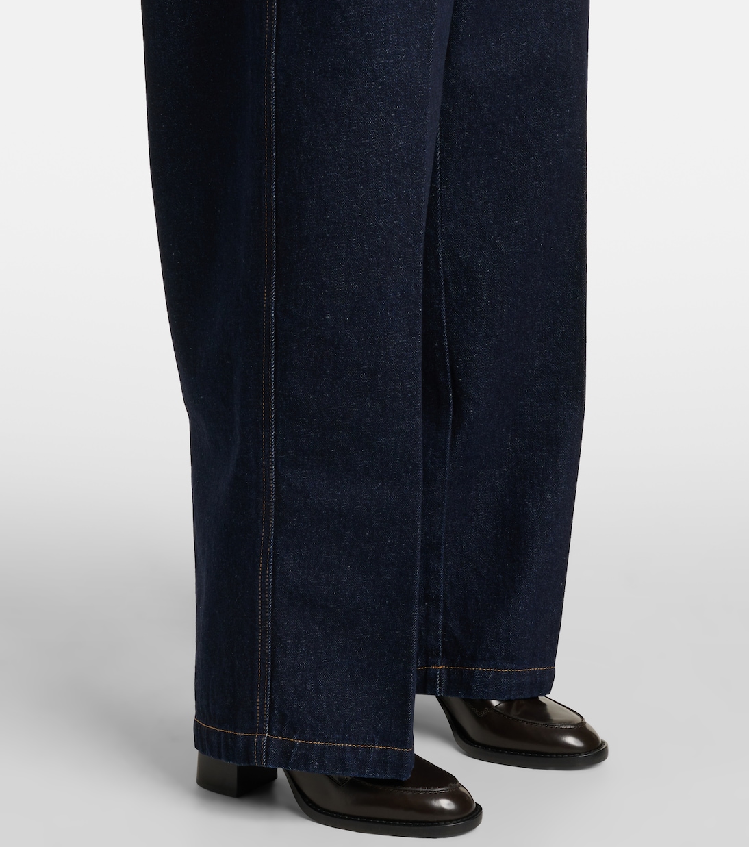 Jeans a gamba larga e vita alta | Victoria Beckham