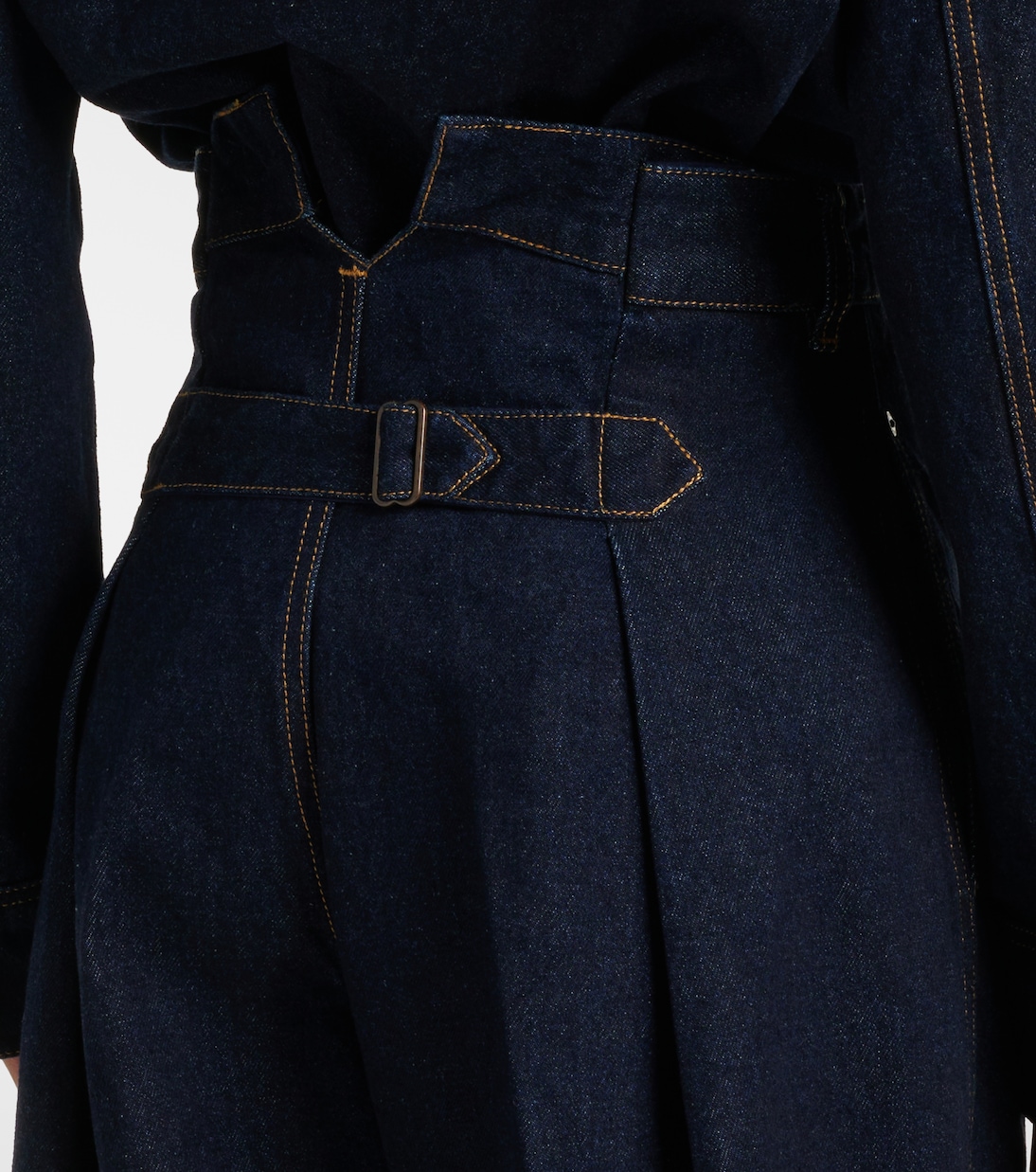 Jeans a gamba larga e vita alta | Victoria Beckham