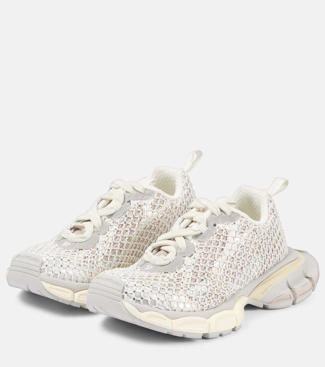 Sneakers 3XL Fishnet mit Kristallen | Balenciaga