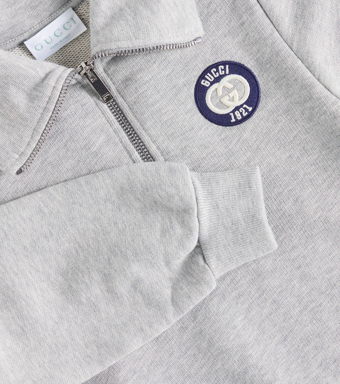 Sudadera en jersey de algodón bordada | Gucci Kids