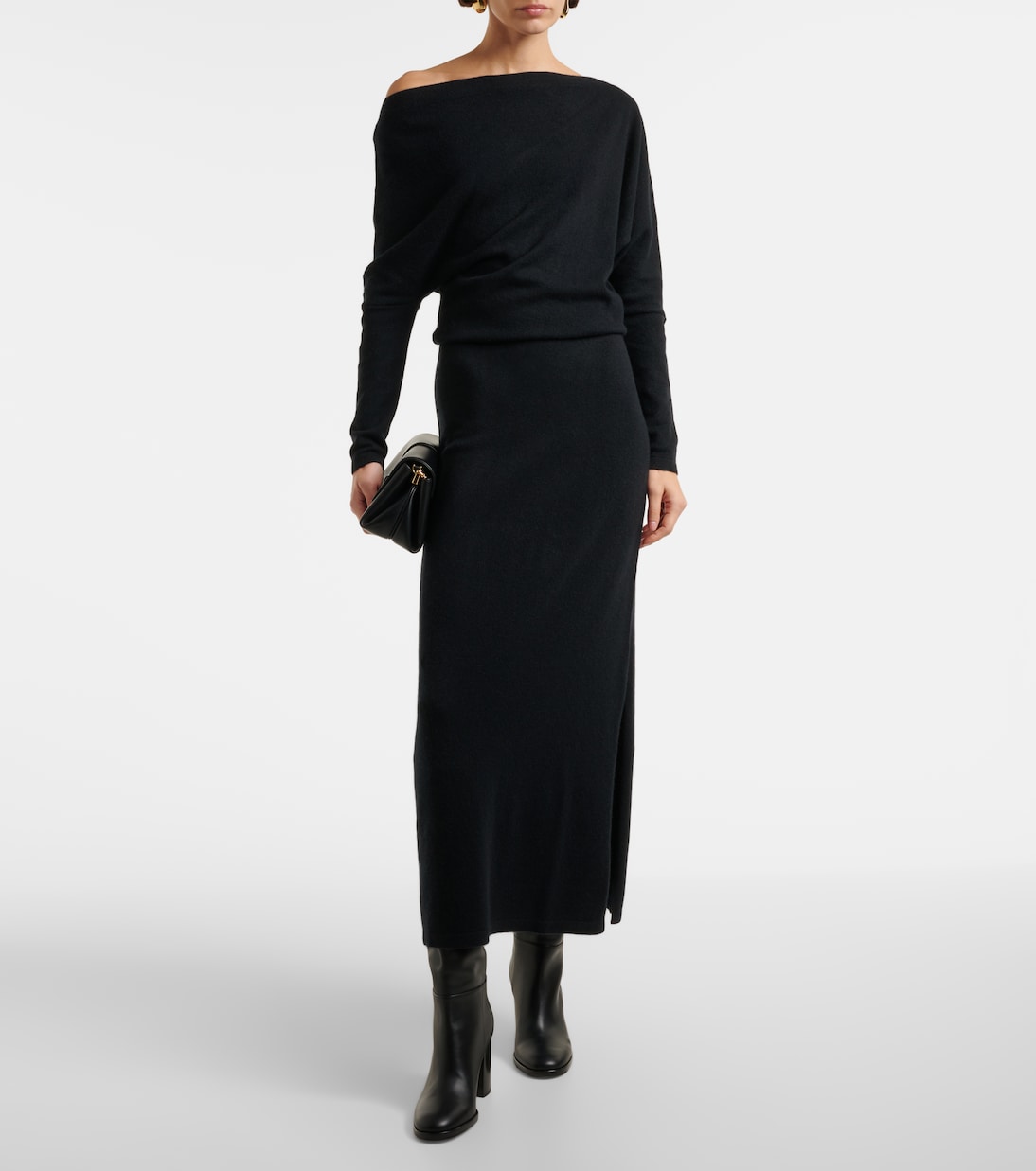Off-Shoulder-Robe Kasos aus Kaschmir | Altuzarra