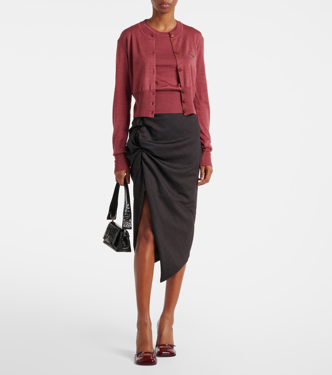 Cropped-Cardigan Bea aus Wolle und Seide | Vivienne Westwood