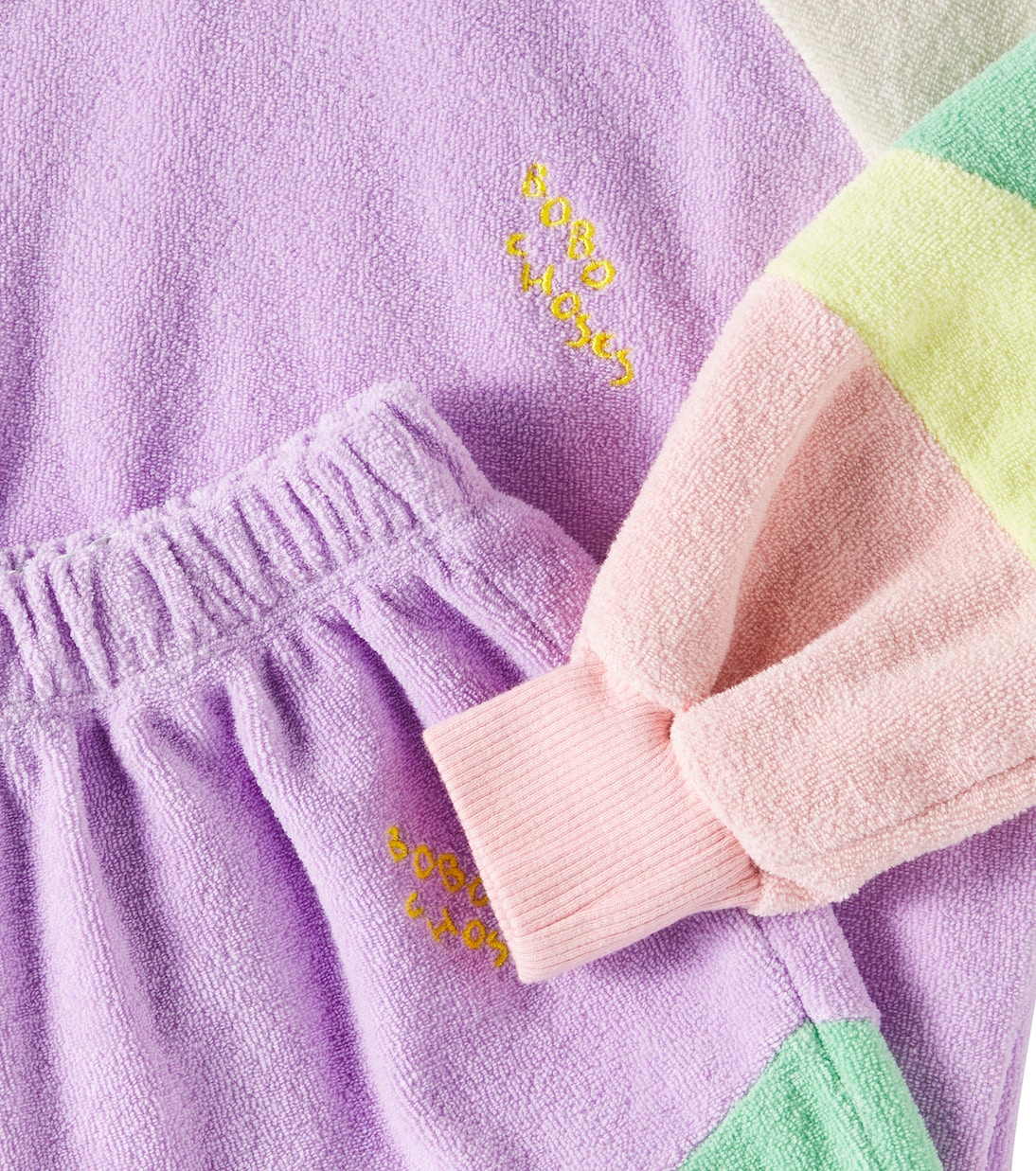 Baby Lila terry sweatshirt and sweatpants set | Bobo Choses