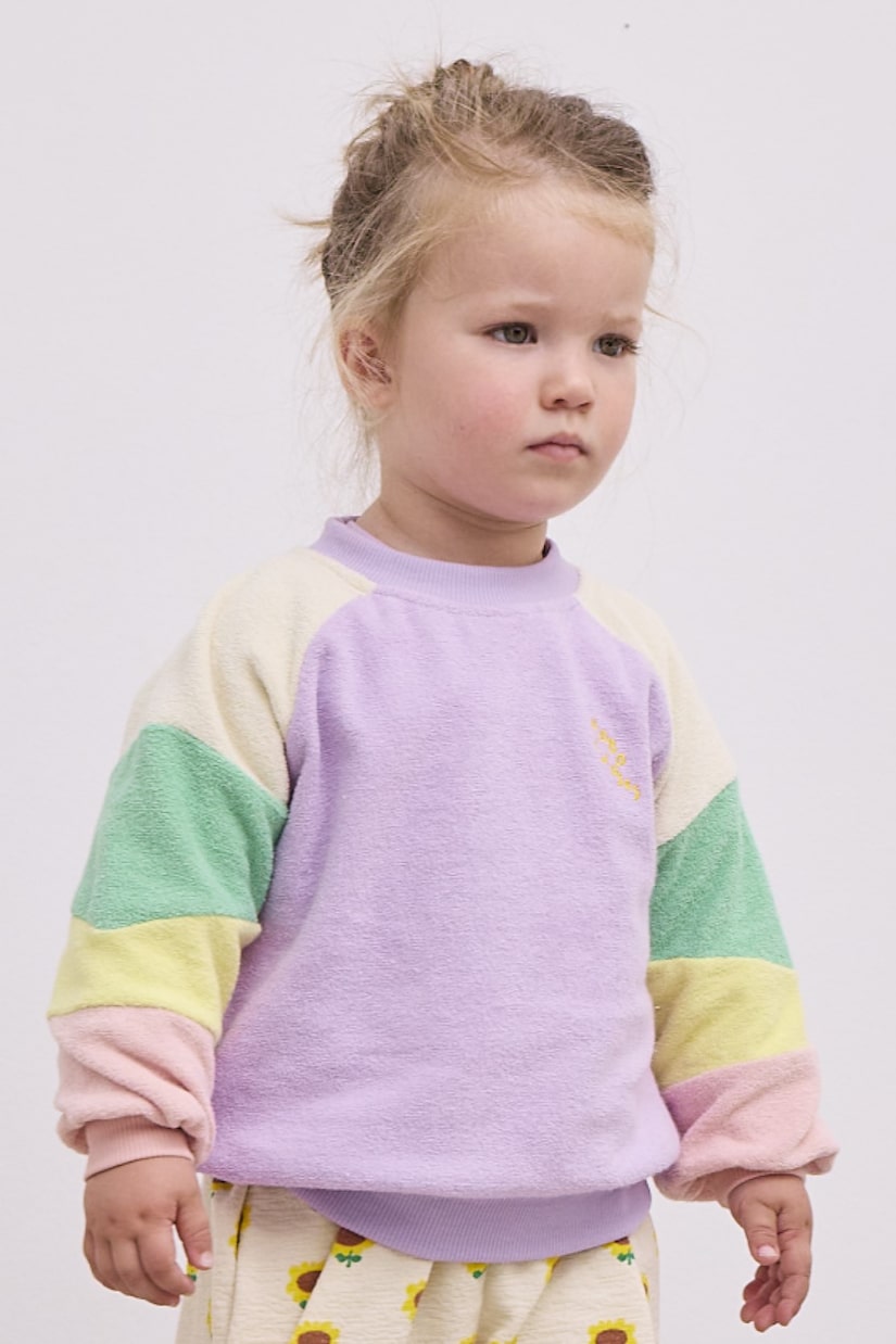 Baby Lila terry sweatshirt and sweatpants set | Bobo Choses