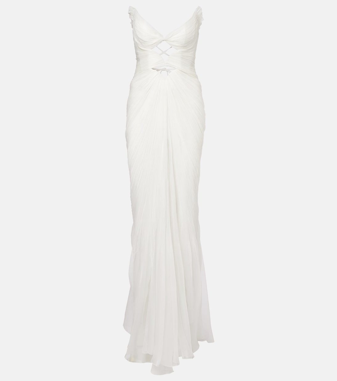 Bridal - Abito lungo Cassiopea in seta | Maria Lucia Hohan