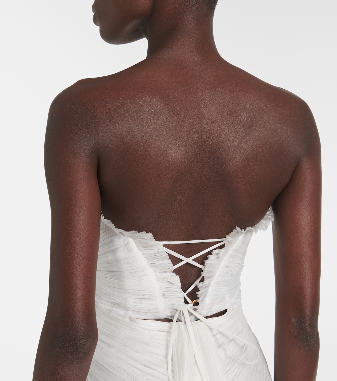 Bridal - Abito lungo Cassiopea in seta | Maria Lucia Hohan