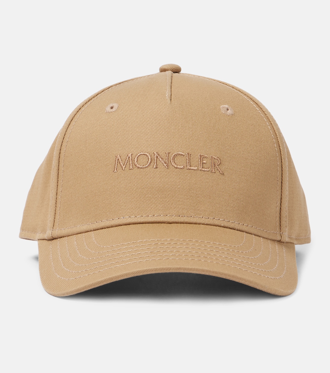 Cappellino in cotone Moncler stile baseball per giovani