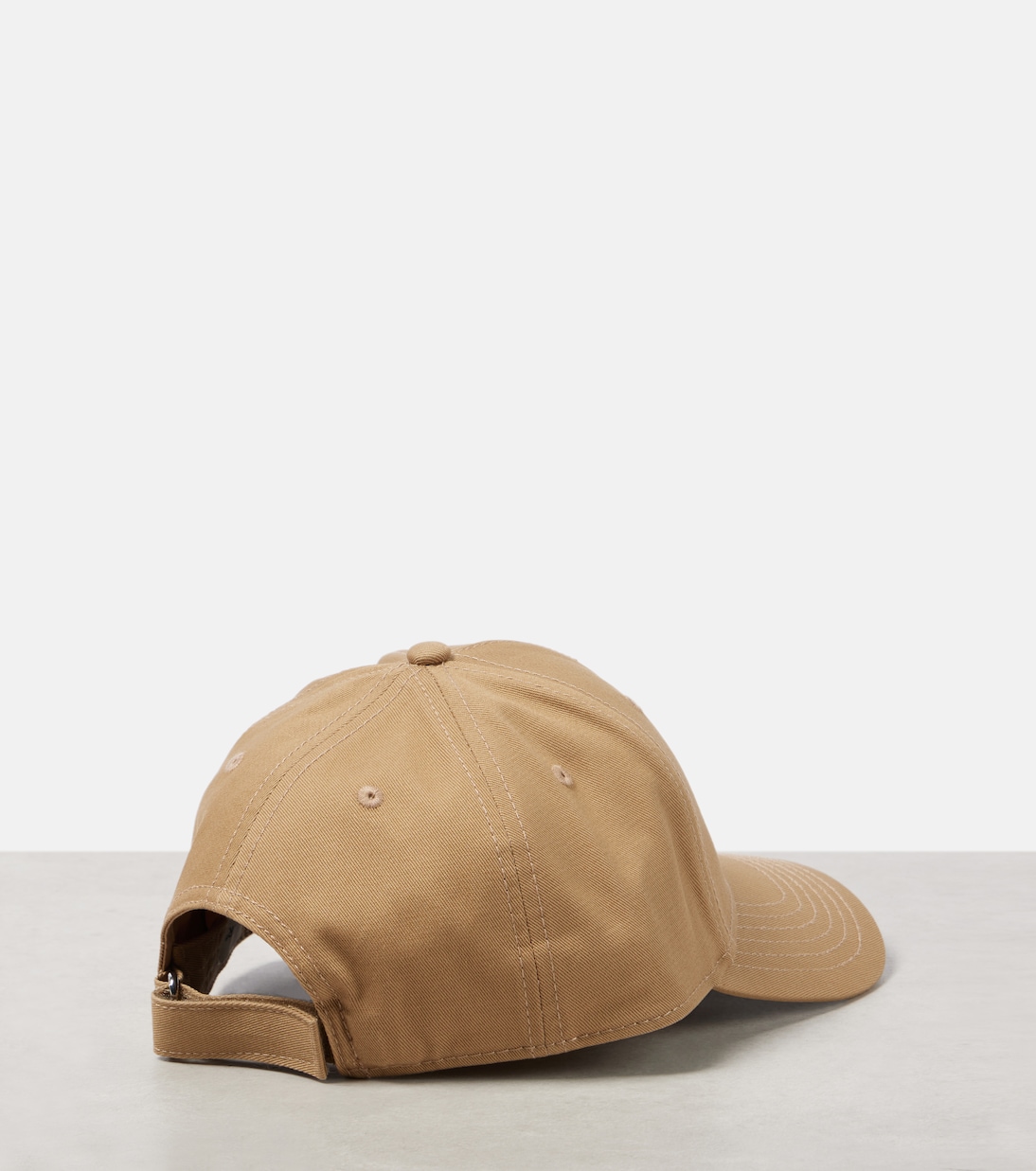 Cappellino in cotone Moncler stile baseball per giovani