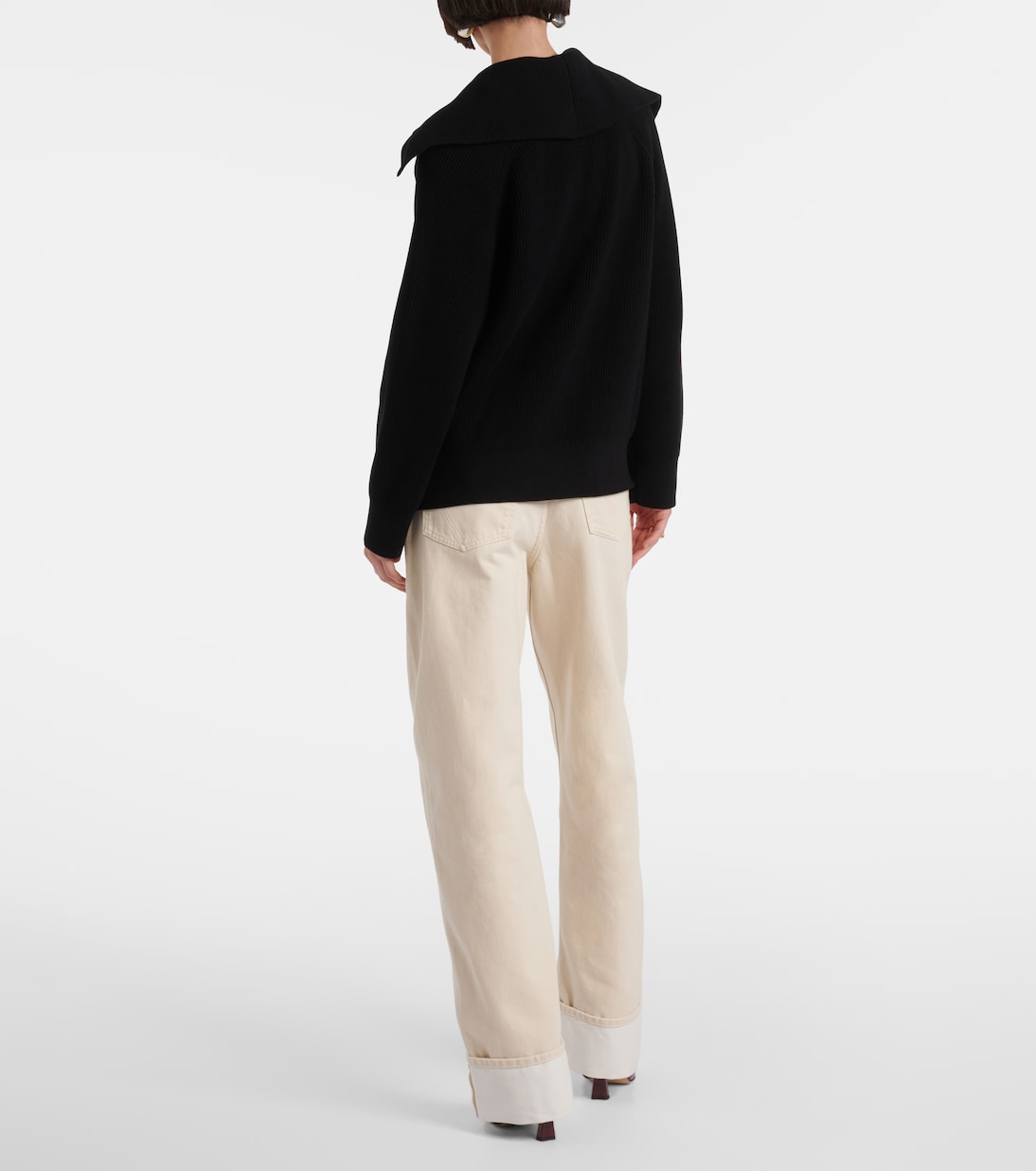 Cardigan Knot in cotone a coste | Bottega Veneta