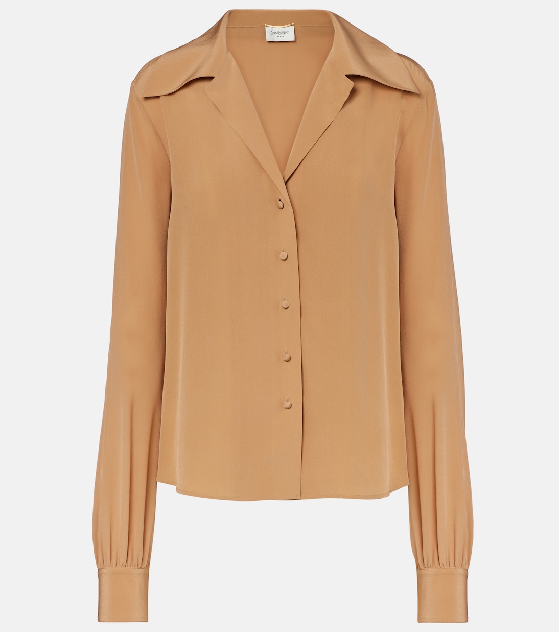 Blusa in seta crêpe de chine | Saint Laurent