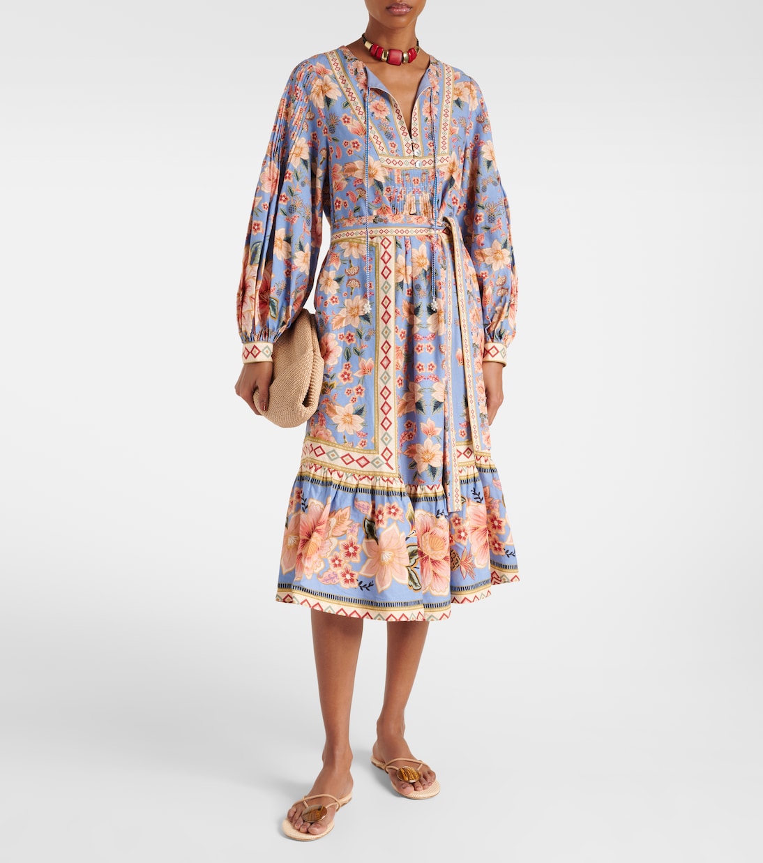 Superbloom Tapestry printed midi dress | Farm Rio