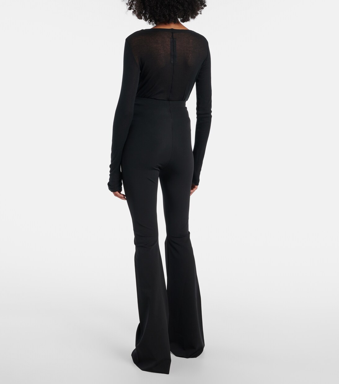 Dirt Bolan jersey flared pants | Rick Owens