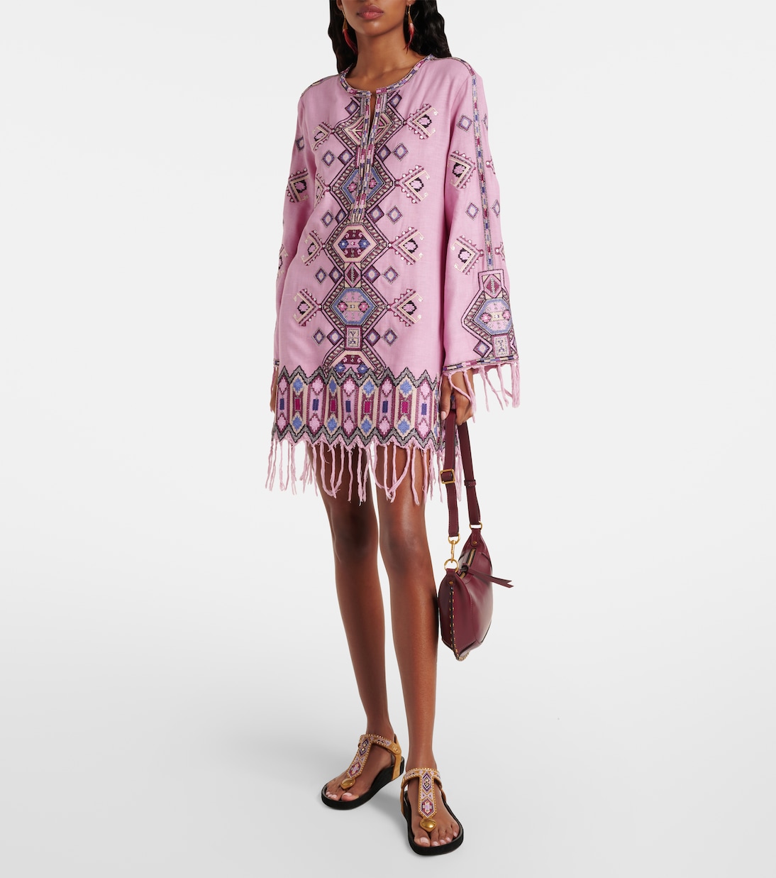 Oskan Moon Small leather shoulder bag | Isabel Marant