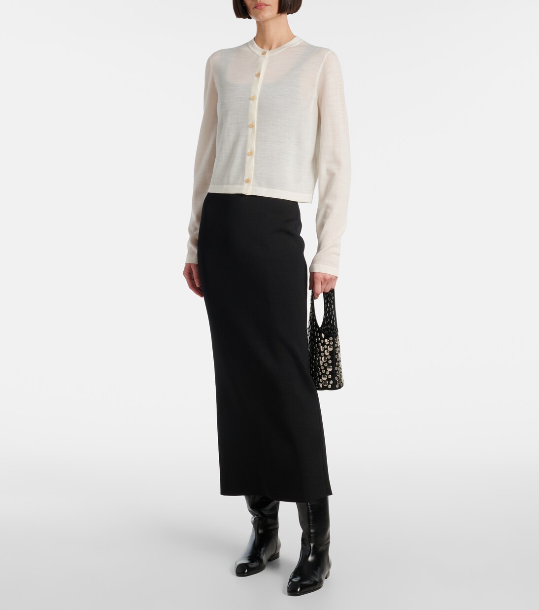 Brieta wool-blend cardigan | Khaite
