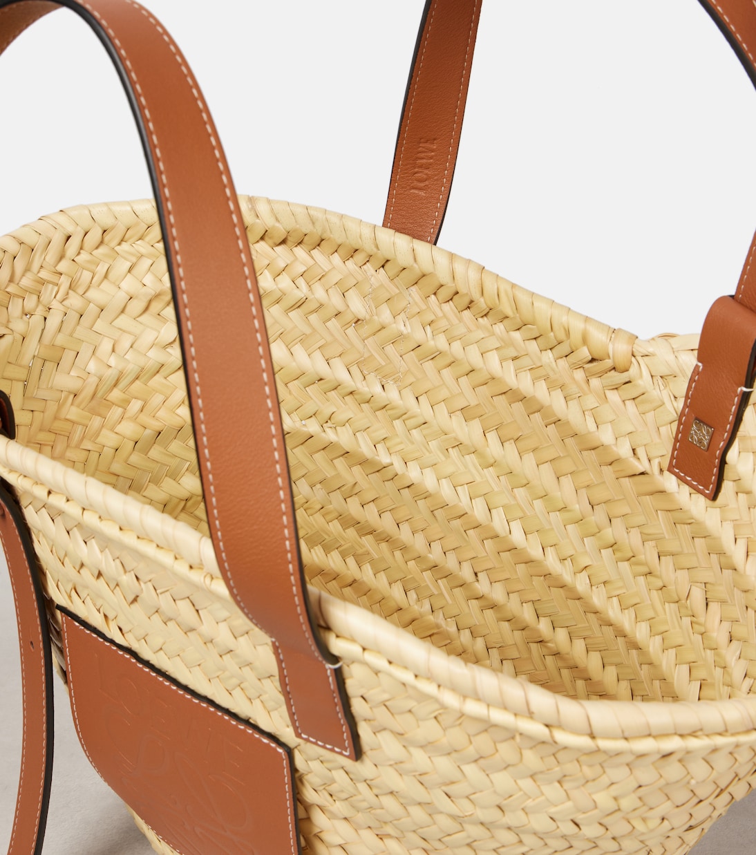 Sac panier Medium en cuir | Loewe
