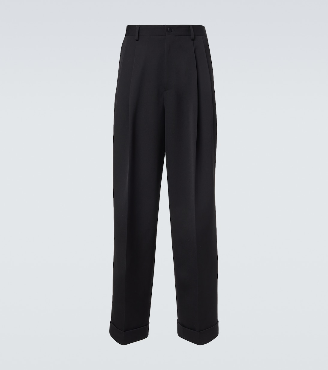 Wool and silk-blend gabardine suit pants | Dolce&Gabbana