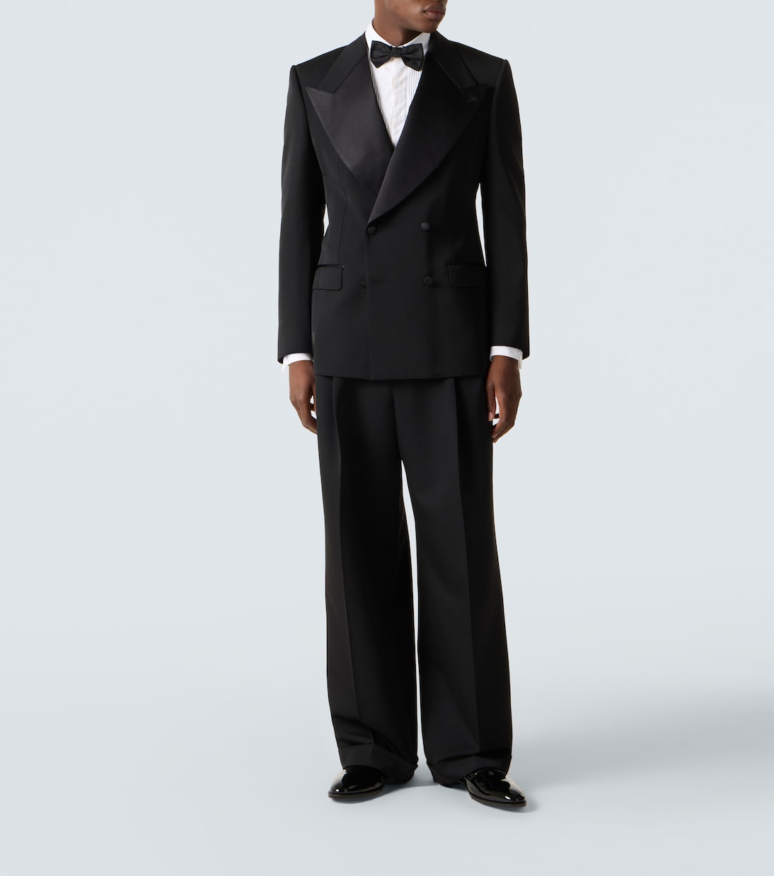 Wool and silk-blend gabardine suit pants | Dolce&Gabbana