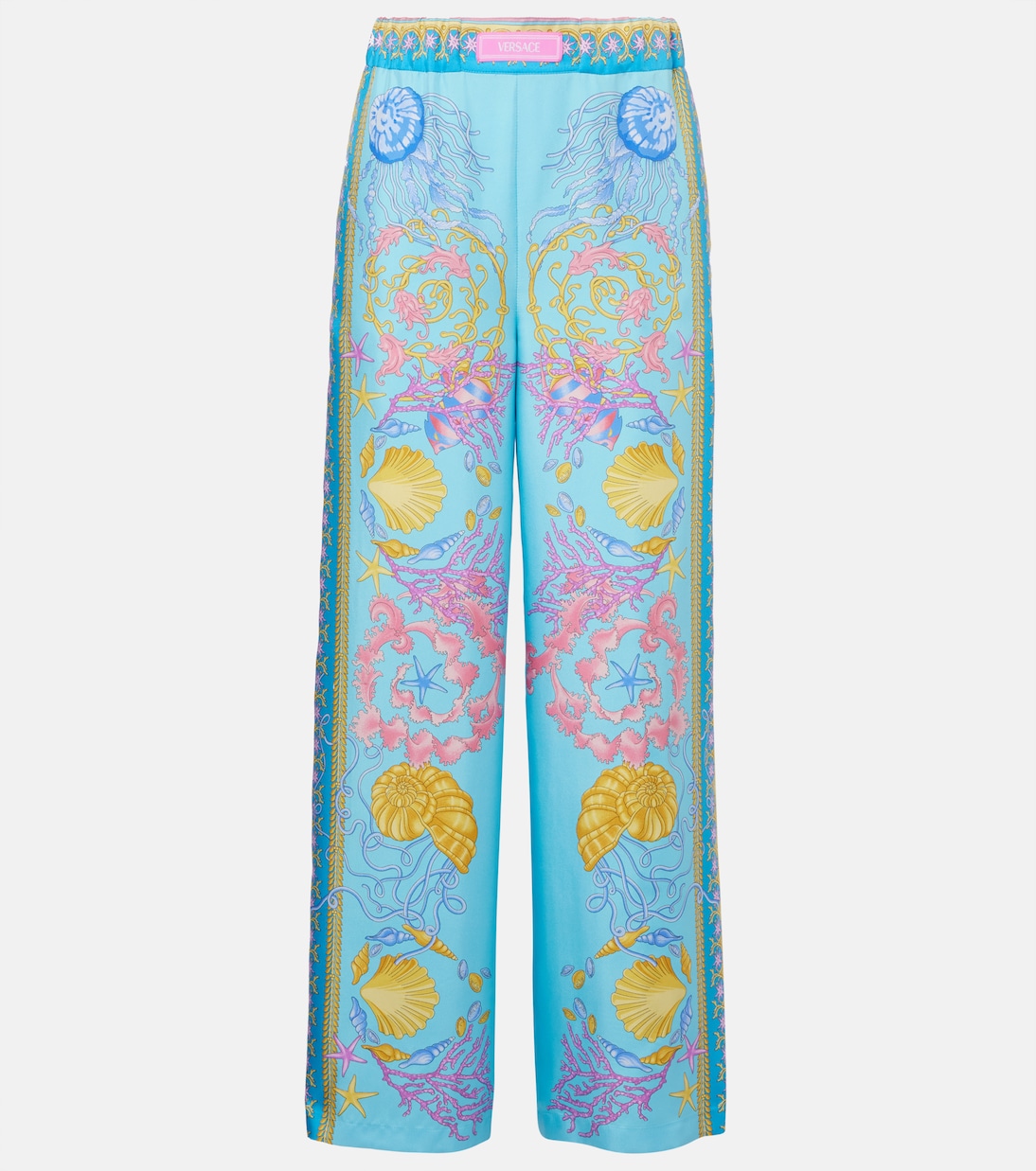 Printed wide-leg pants | Versace