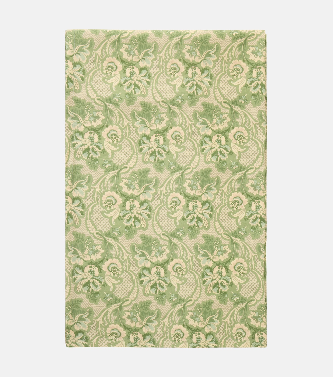 Iris floral printed linen tablecloth | Cabana