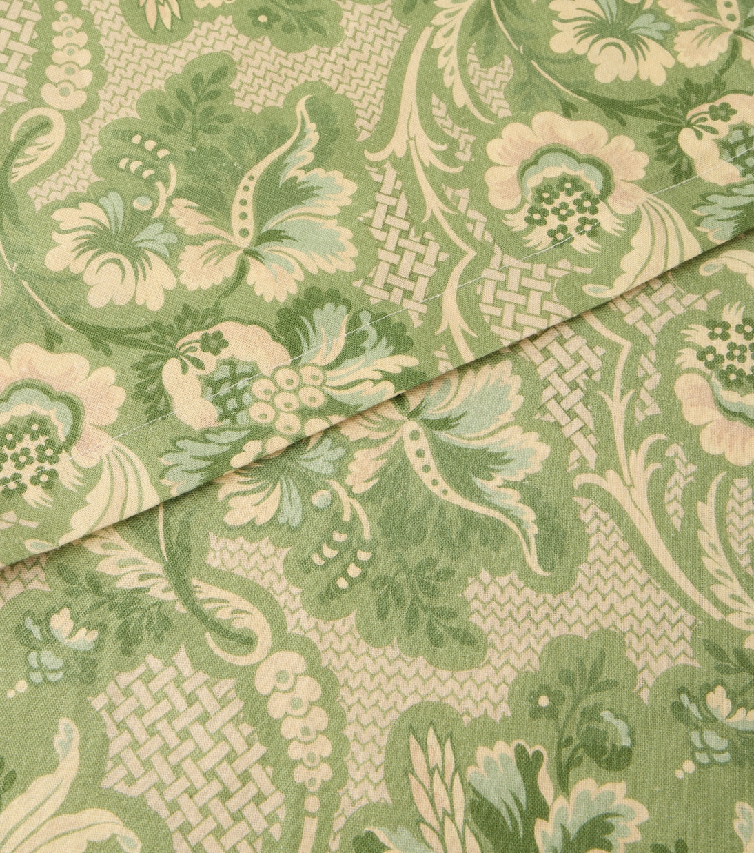 Iris floral printed linen tablecloth | Cabana
