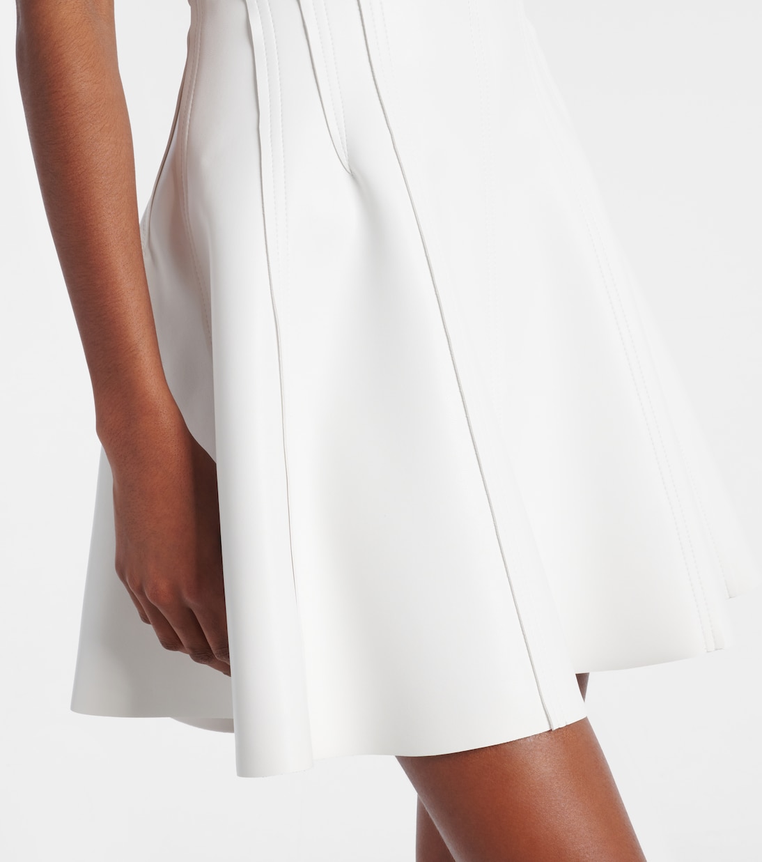 Minikleid Grace aus Lederimitat | Norma Kamali