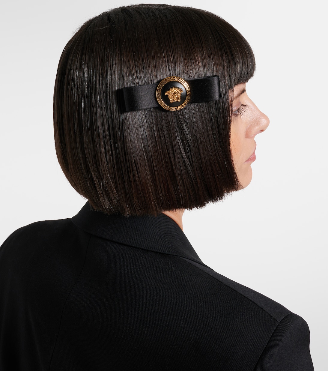 Fermacapelli Biggie Medusa in raso | Versace