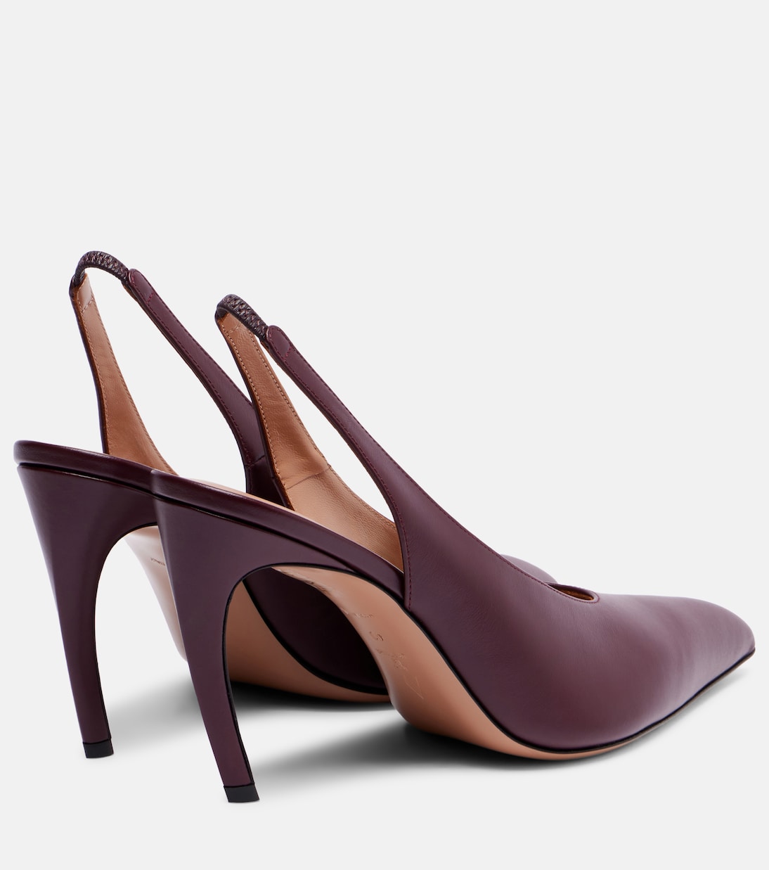 Viper 90 leather slingback pumps | The Attico