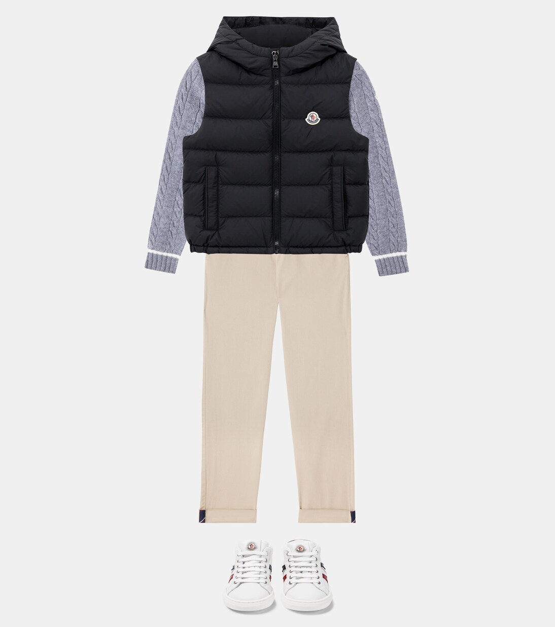 Fudo quilted down vest | Moncler Enfant