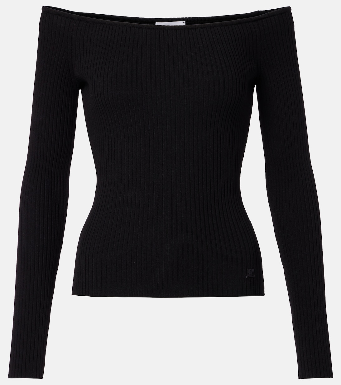 Off-Shoulder-Top aus Rippstrick | Courrèges