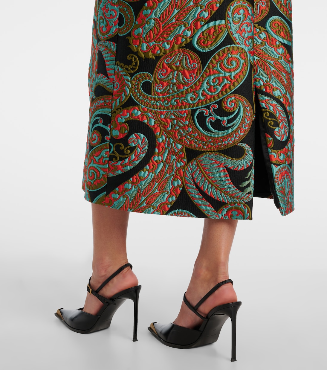 Paisley jacquard midi skirt | Etro