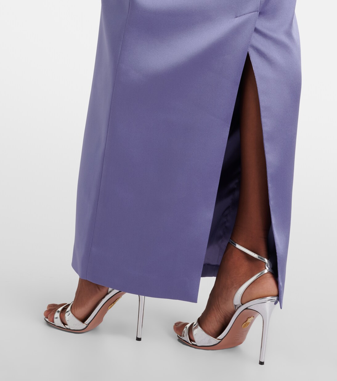 Sisu bow-detail satin gown | The New Arrivals Ilkyaz Ozel