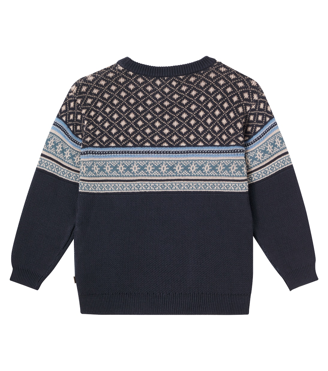 Pullover Julius aus Baumwoll-Jacquard | Wheat