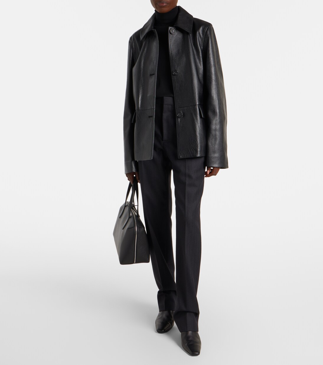Veste en cuir | Toteme