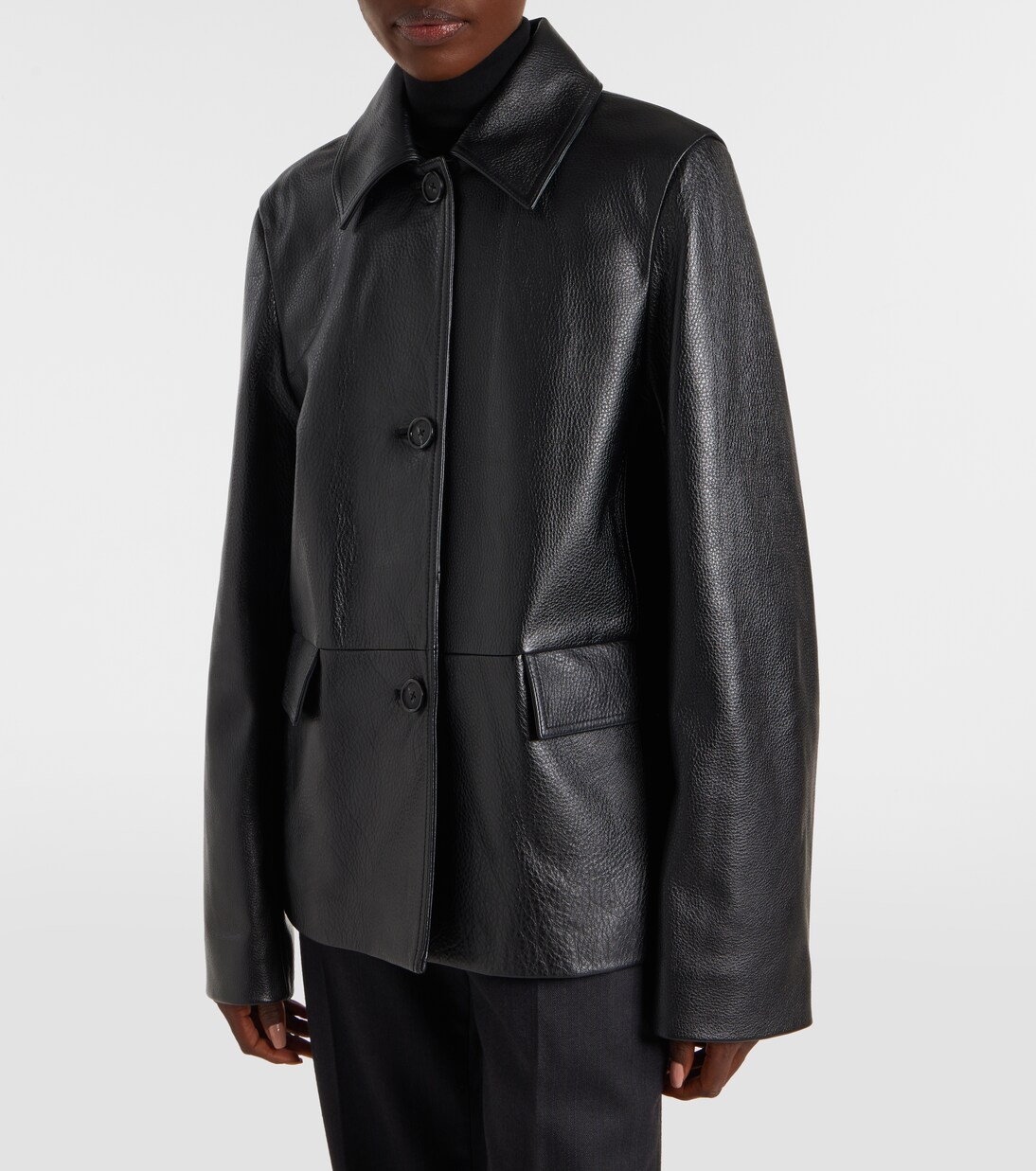 Veste en cuir | Toteme