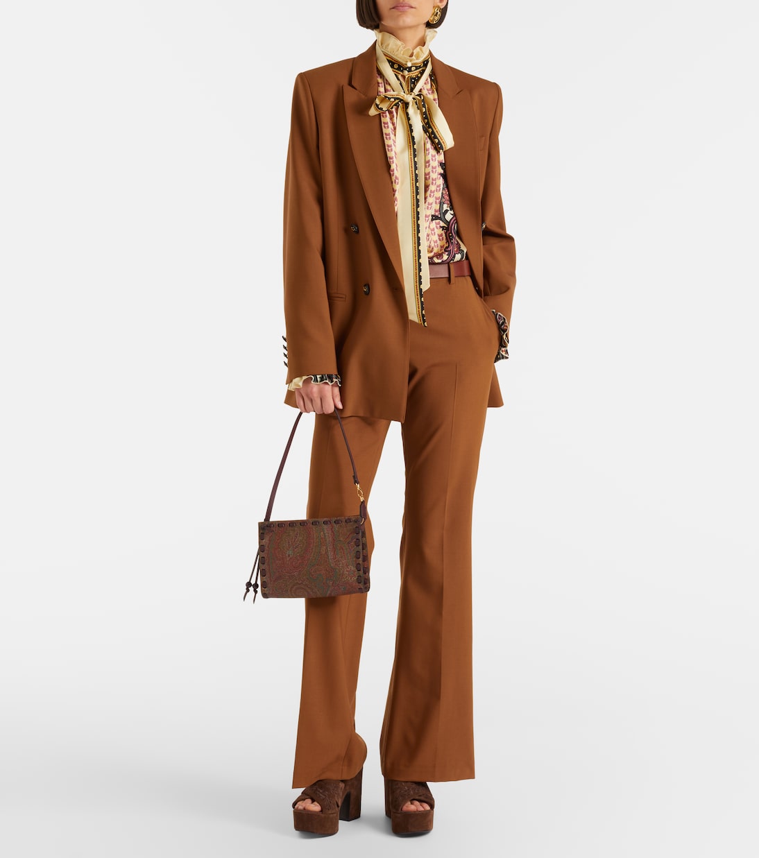 Arnica Small coated canvas pouch | Etro