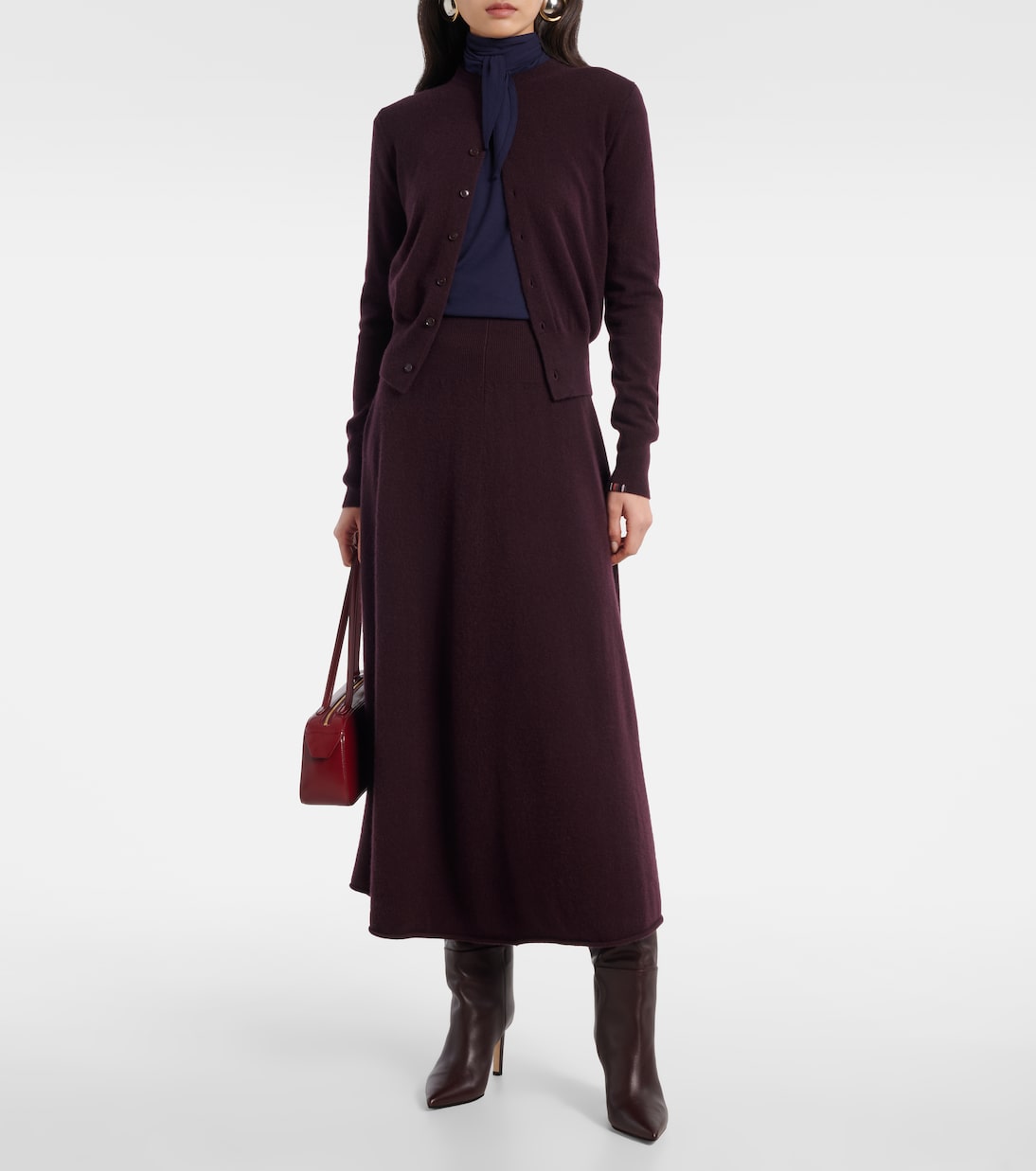 Blouson cashmere cardigan | Extreme Cashmere